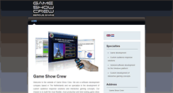 Desktop Screenshot of gameshowcrew.com